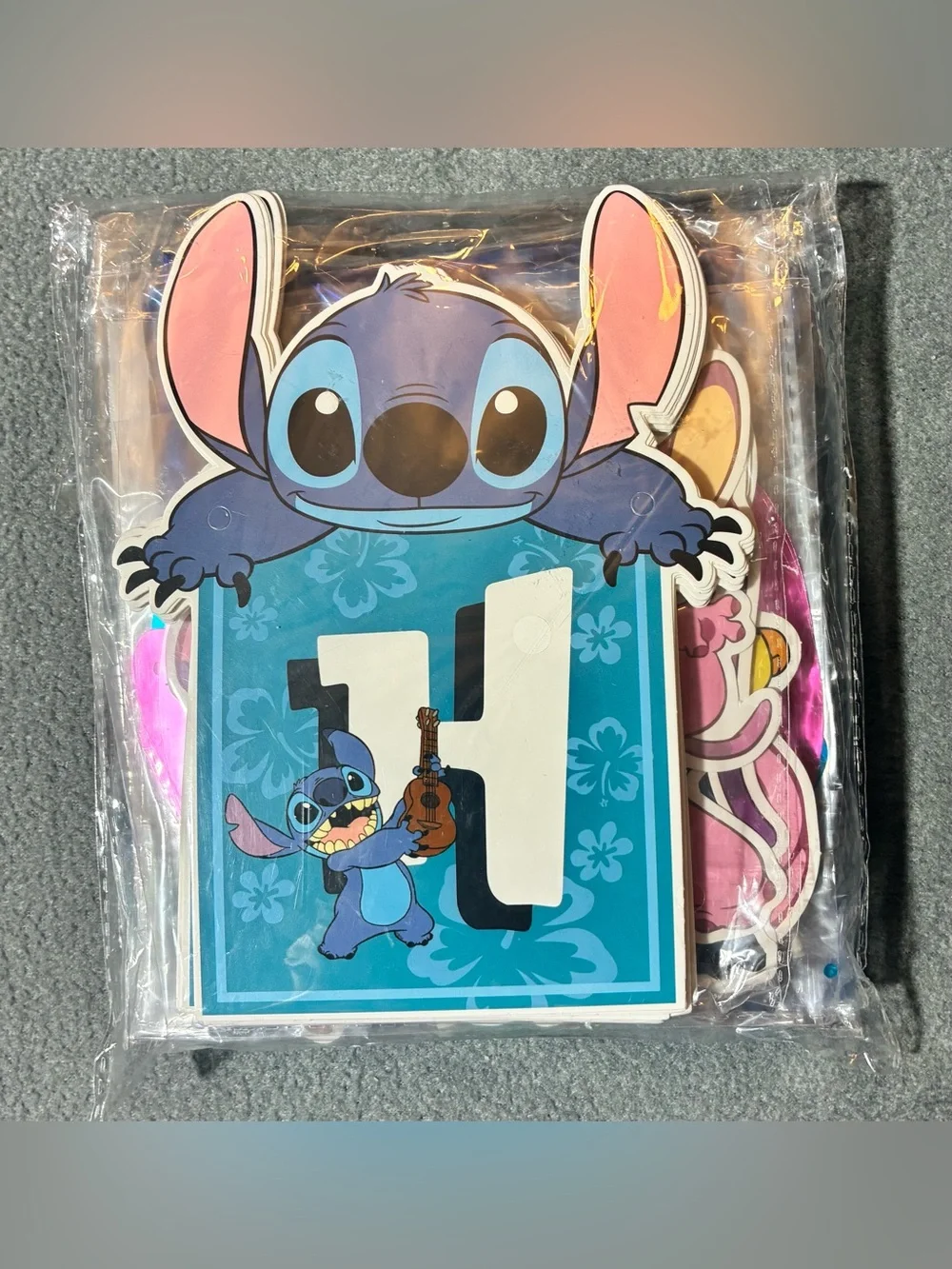 NEW Stitch 103 pc Party Decoration + Bonus Stitch Sunglasses